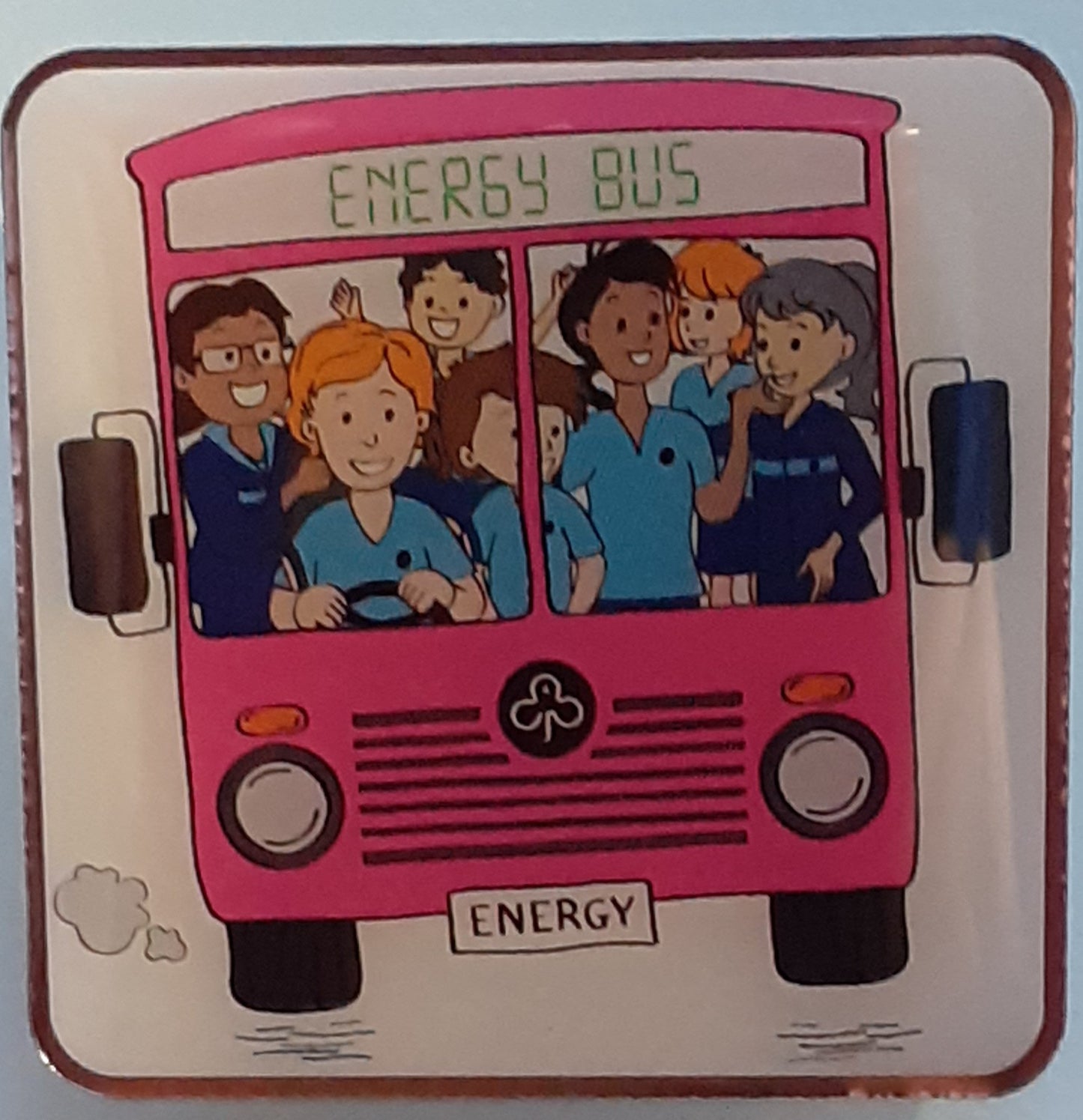 Energy Bus - Metal badge