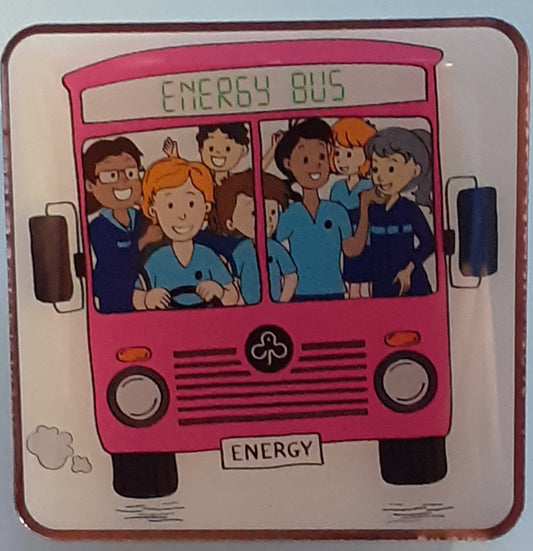 Energy Bus - Metal badge