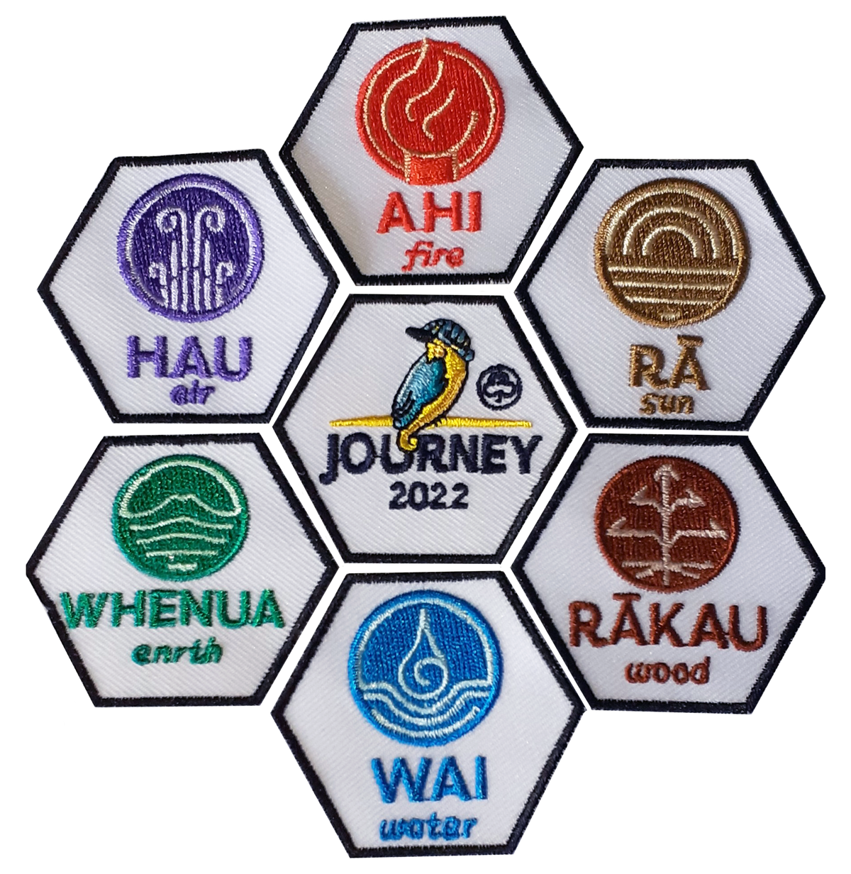 JOURNEY 2022 set of 7 badges -A unique Collectible