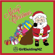 Santa Merry Christmas badge - Extra badges now available