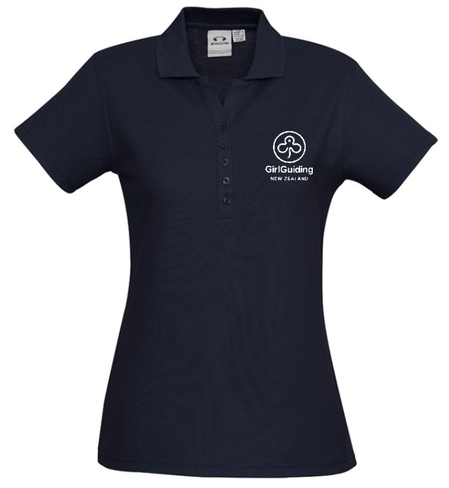 Trefoil Guild - members - Navy Polo tops