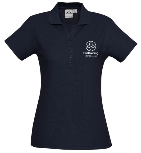 Trefoil Guild - members - Navy Polo tops